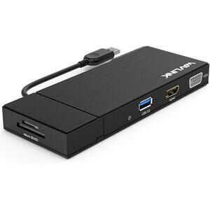 Wavlink Universial USB 3.0 Dual-Head Mini Docking Multi-Display HDMI/VGA